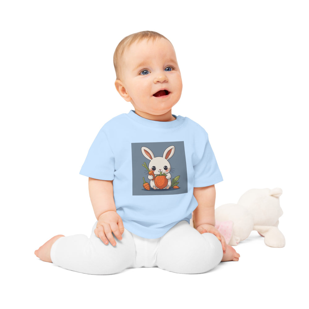 "Rabbit and Carrots" ORGANIC Baby T-Shirt