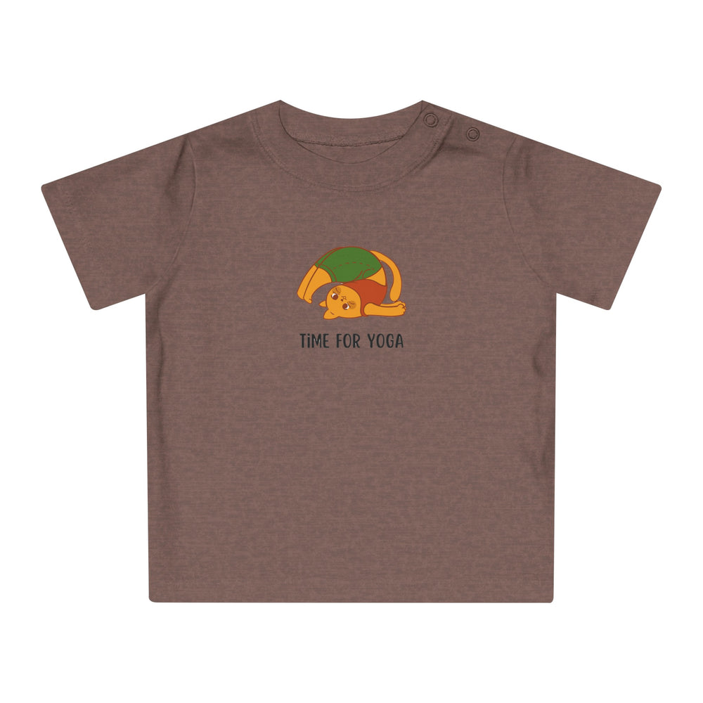 "Time for Yoga" ORGANIC Baby T-Shirt