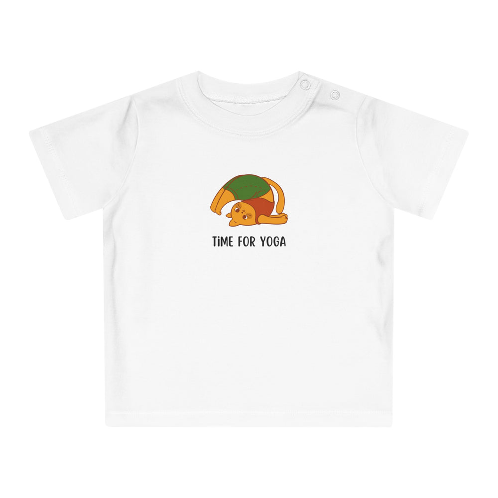 "Time for Yoga" ORGANIC Baby T-Shirt