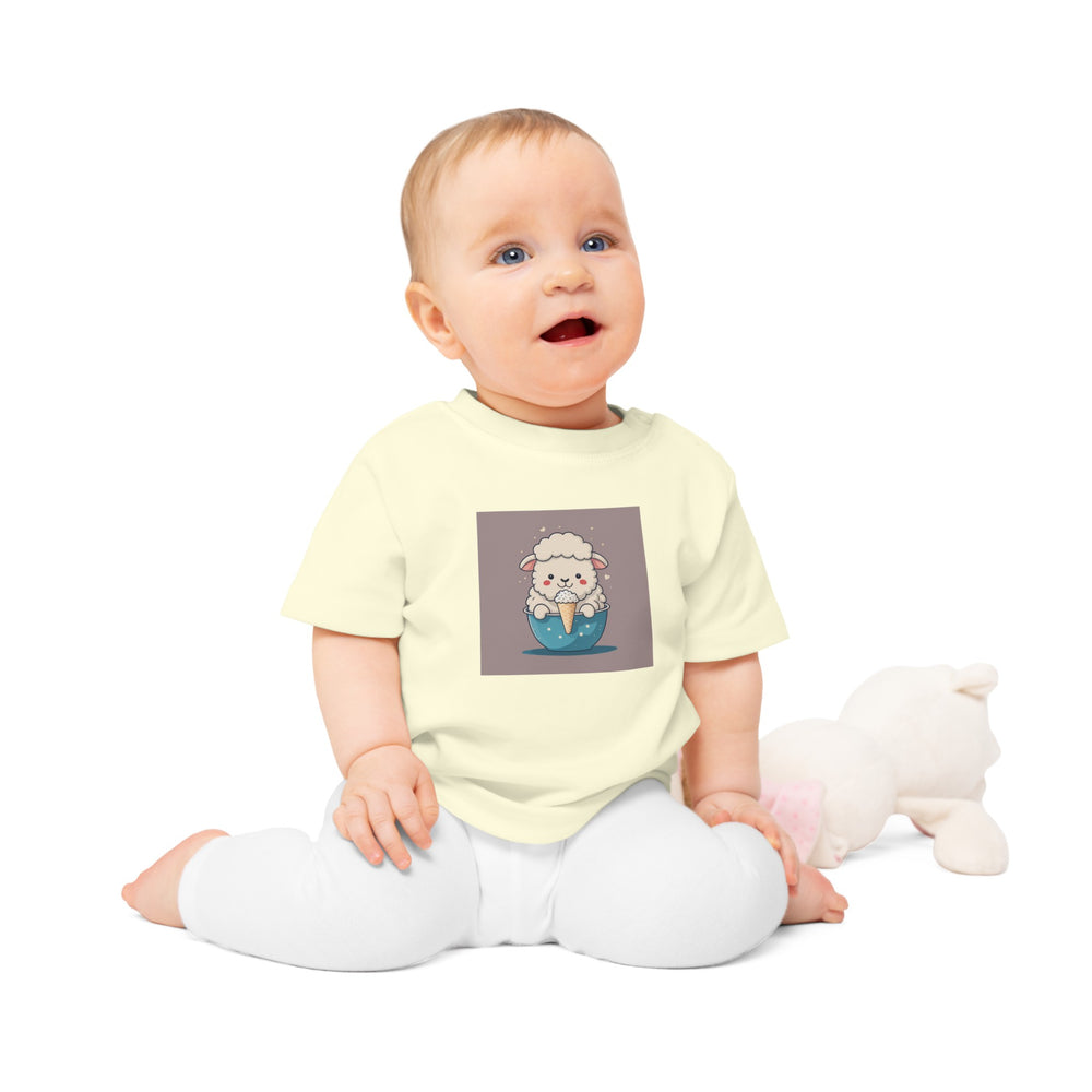 "Lamb n Ice Cream" ORGANIC Baby T-Shirt