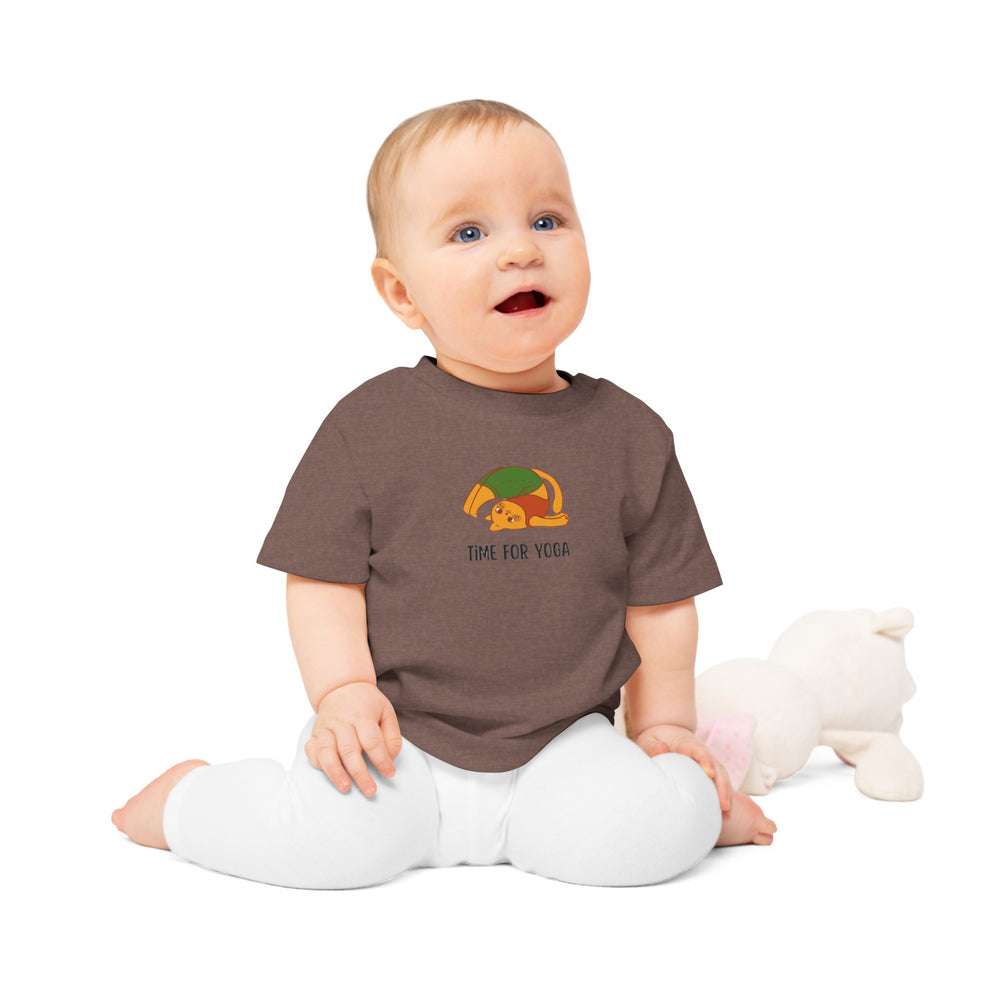 "Time for Yoga" ORGANIC Baby T-Shirt