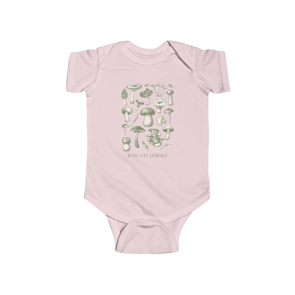 "Mushrooms" Infant Fine Jersey Bodysuit