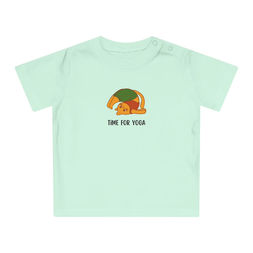 "Time for Yoga" ORGANIC Baby T-Shirt