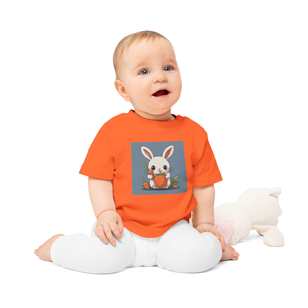 "Rabbit and Carrots" ORGANIC Baby T-Shirt