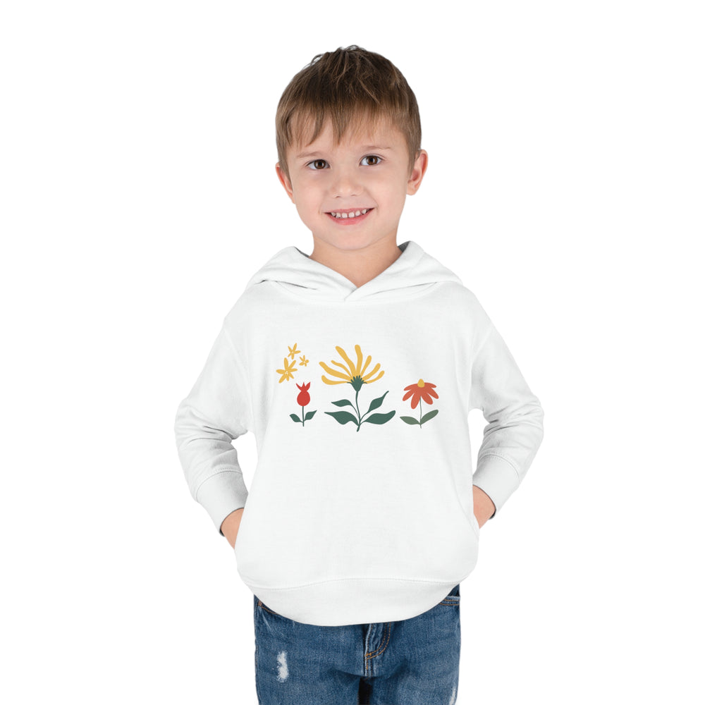 "Nature Boho" Toddler Pullover Fleece Hoodie cute kids matching warm premium soft trendy