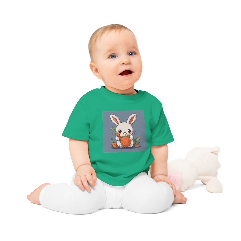 "Rabbit and Carrots" ORGANIC Baby T-Shirt