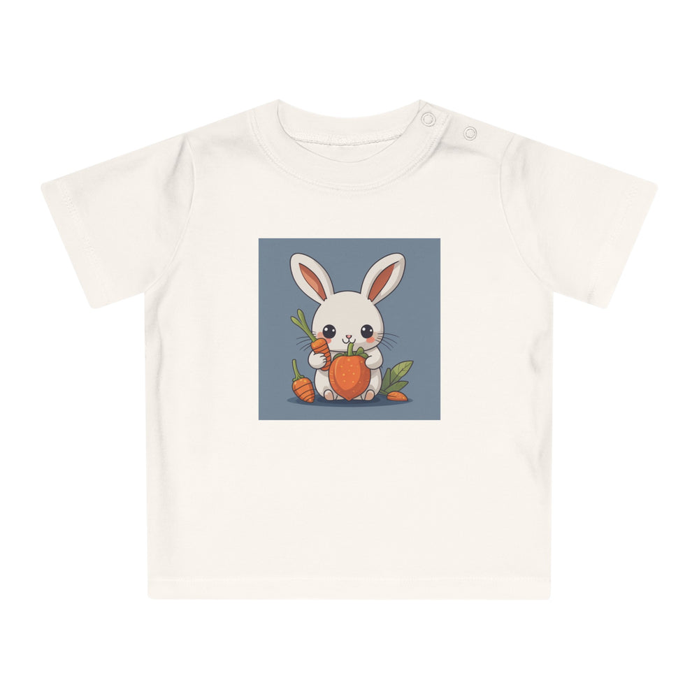 "Rabbit and Carrots" ORGANIC Baby T-Shirt