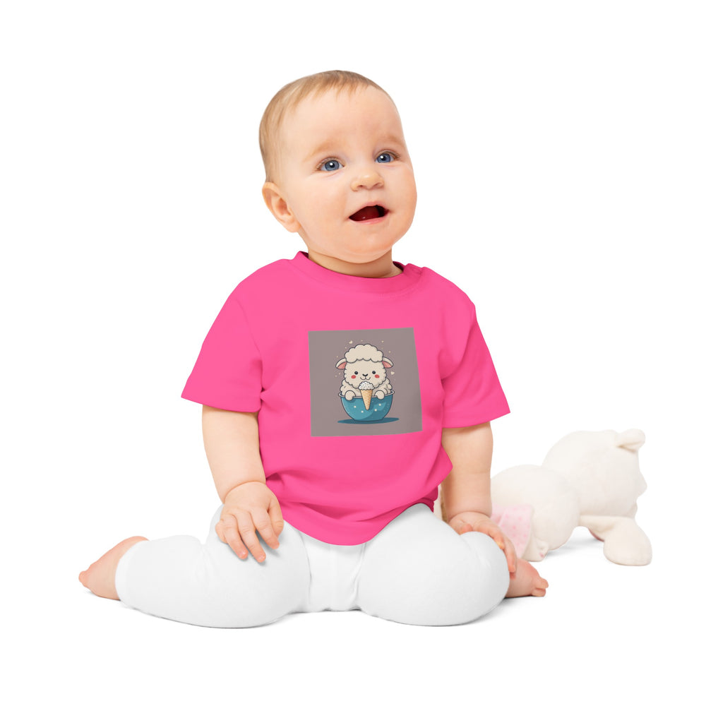 "Lamb n Ice Cream" ORGANIC Baby T-Shirt