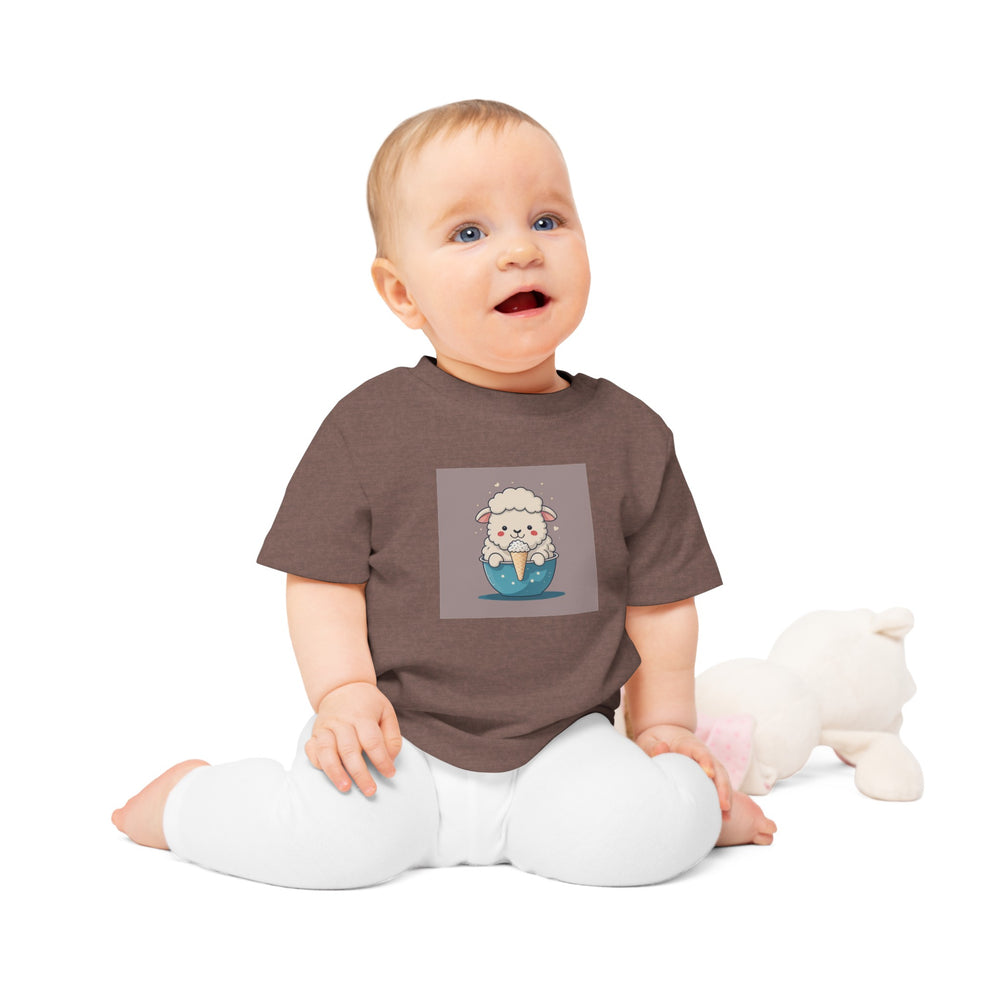 "Lamb n Ice Cream" ORGANIC Baby T-Shirt