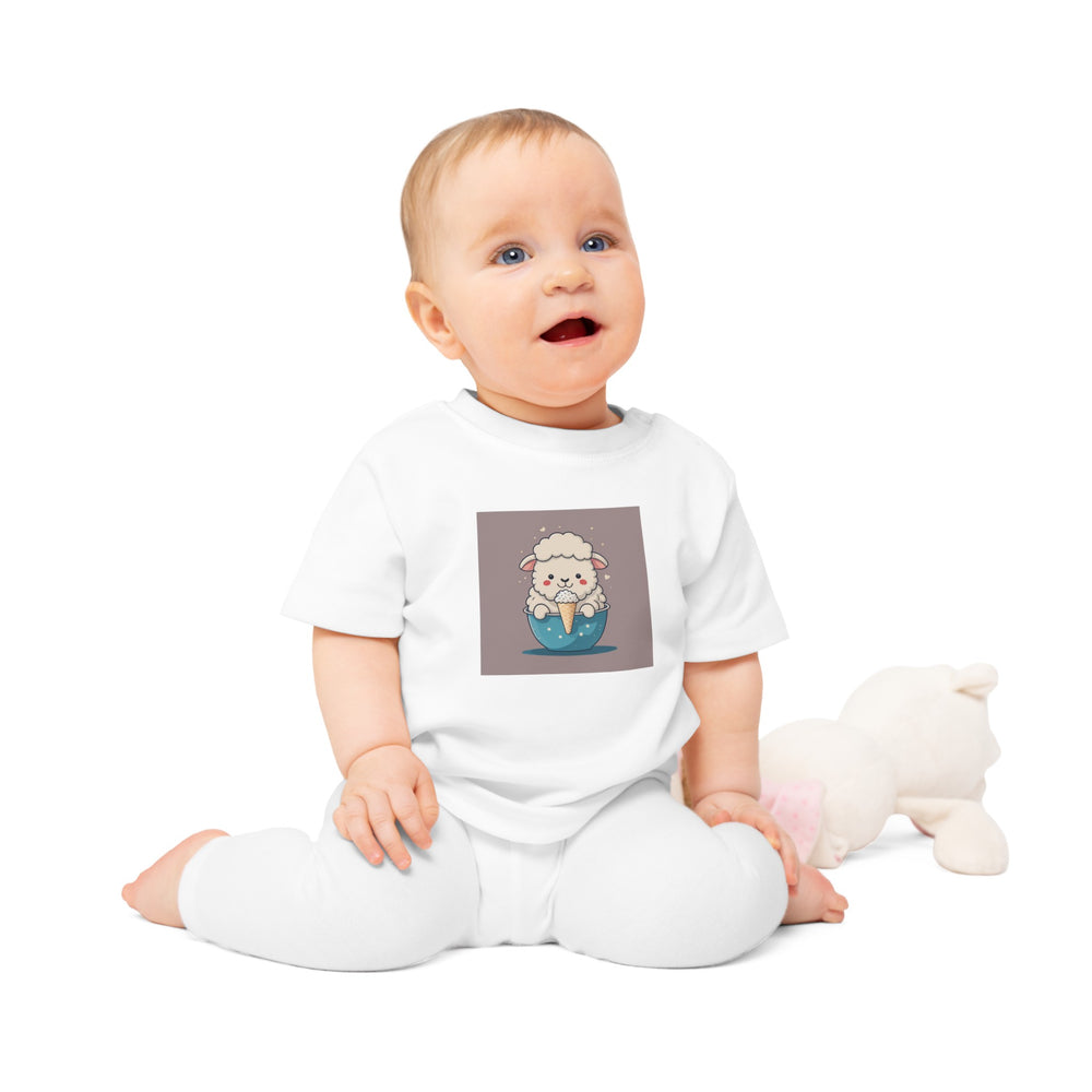 "Lamb n Ice Cream" ORGANIC Baby T-Shirt