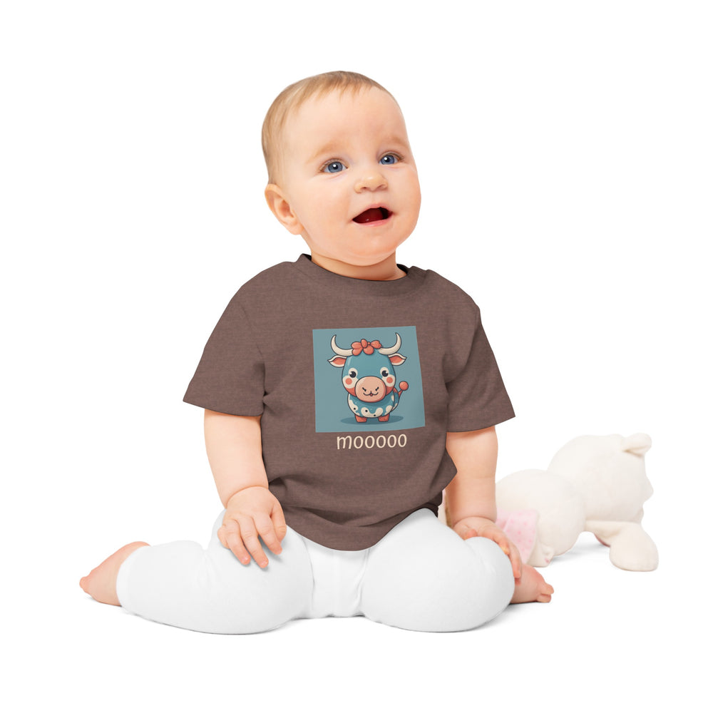 'MOO COW' ORGANIC BABY TEE