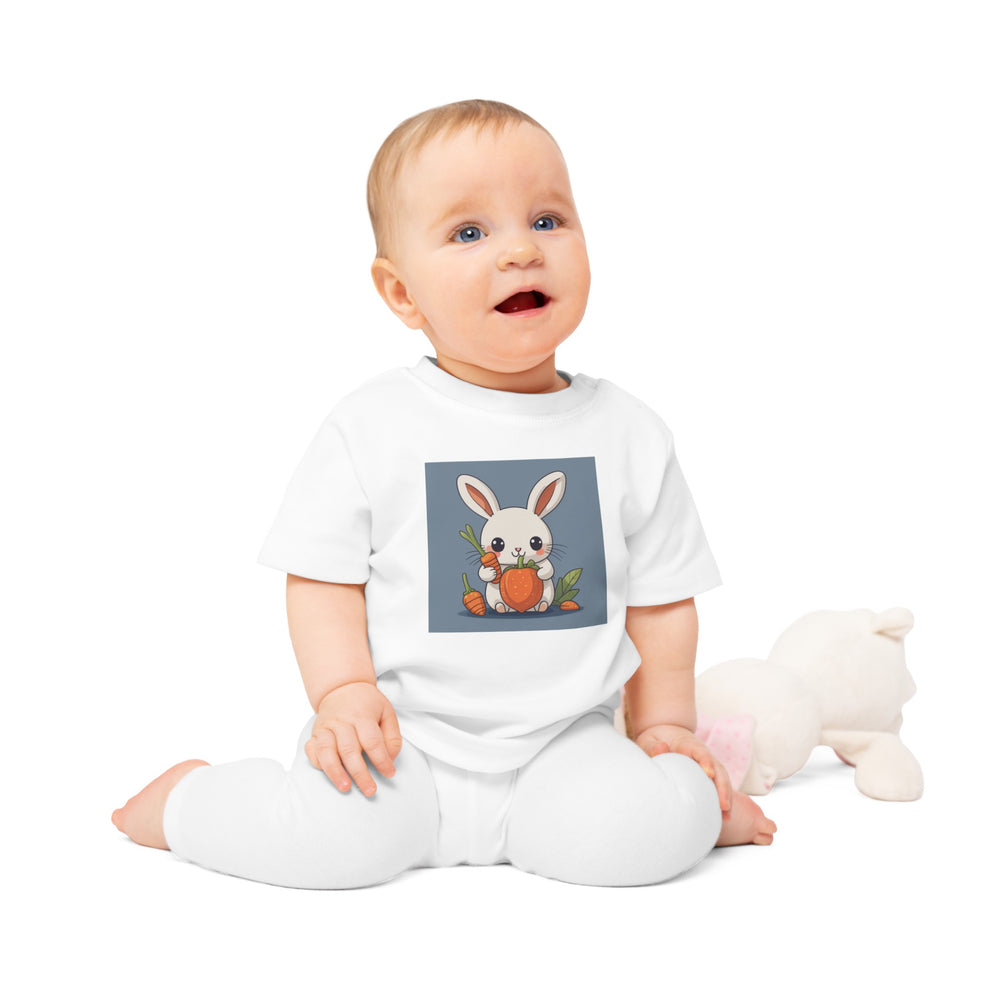 "Rabbit and Carrots" ORGANIC Baby T-Shirt