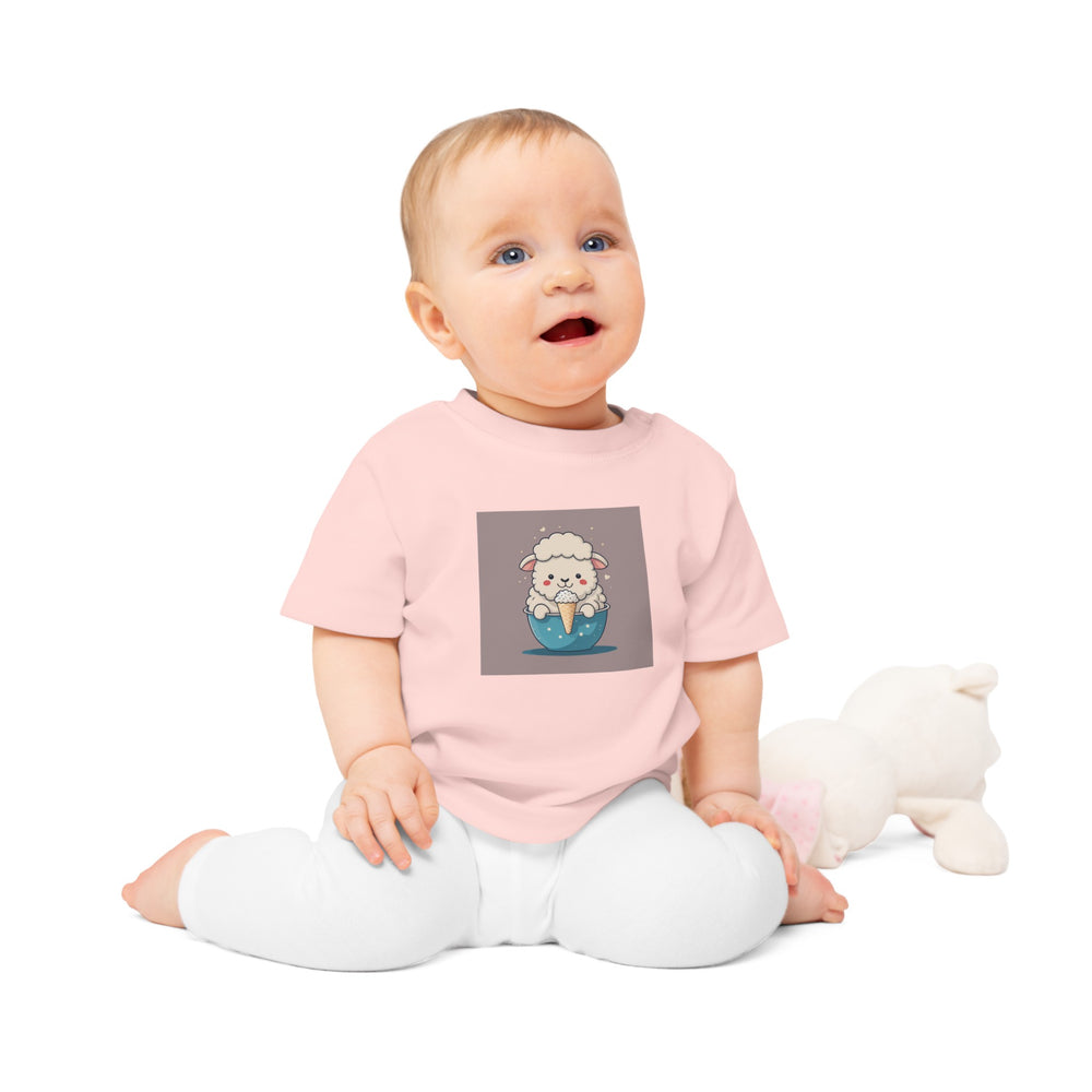 "Lamb n Ice Cream" ORGANIC Baby T-Shirt