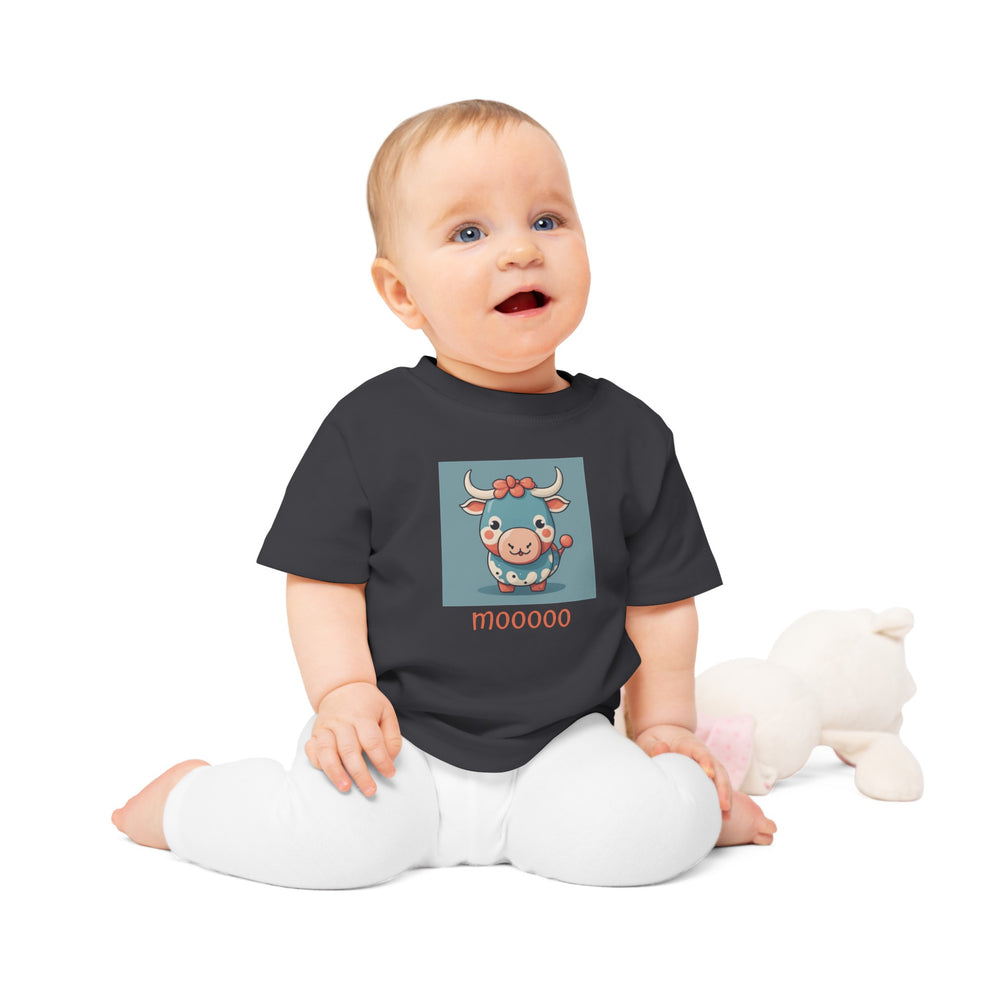 'MOO COW' ORGANIC BABY TEE