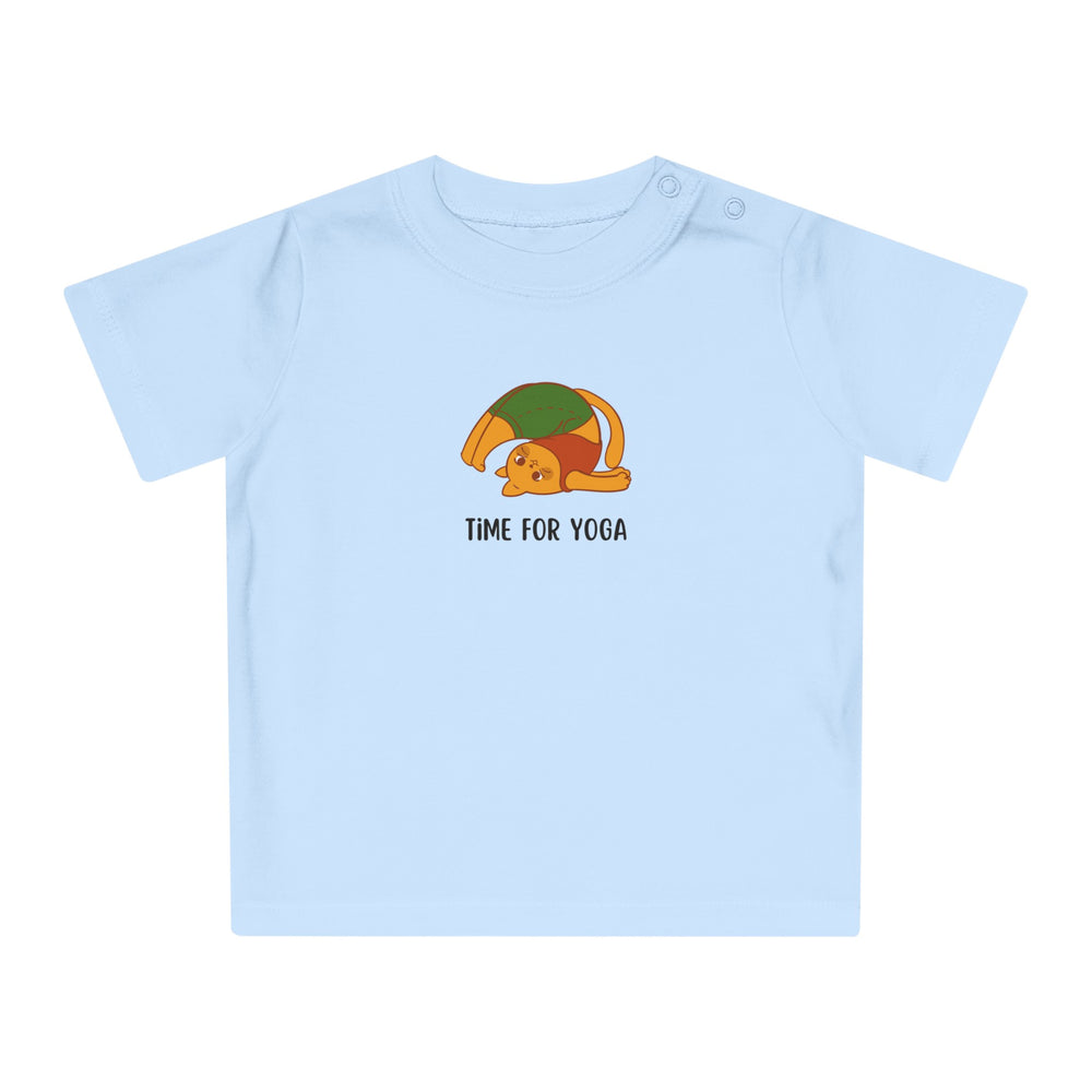 "Time for Yoga" ORGANIC Baby T-Shirt