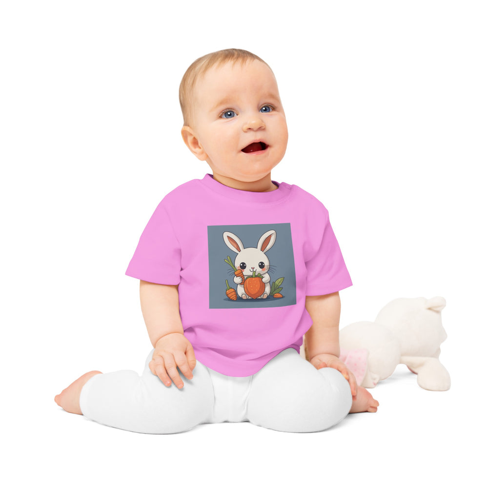 "Rabbit and Carrots" ORGANIC Baby T-Shirt