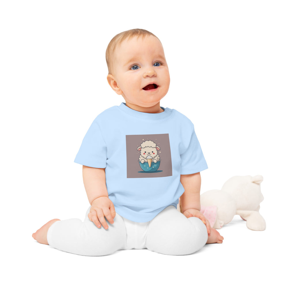 "Lamb n Ice Cream" ORGANIC Baby T-Shirt