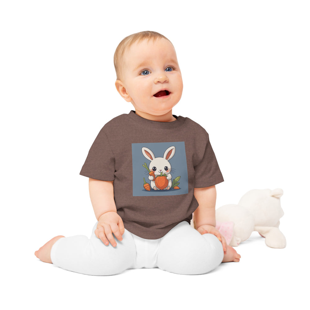 "Rabbit and Carrots" ORGANIC Baby T-Shirt