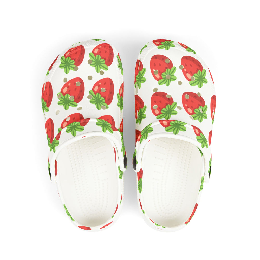 Strawberries Kid's EVA Foam Clogs (AOP)