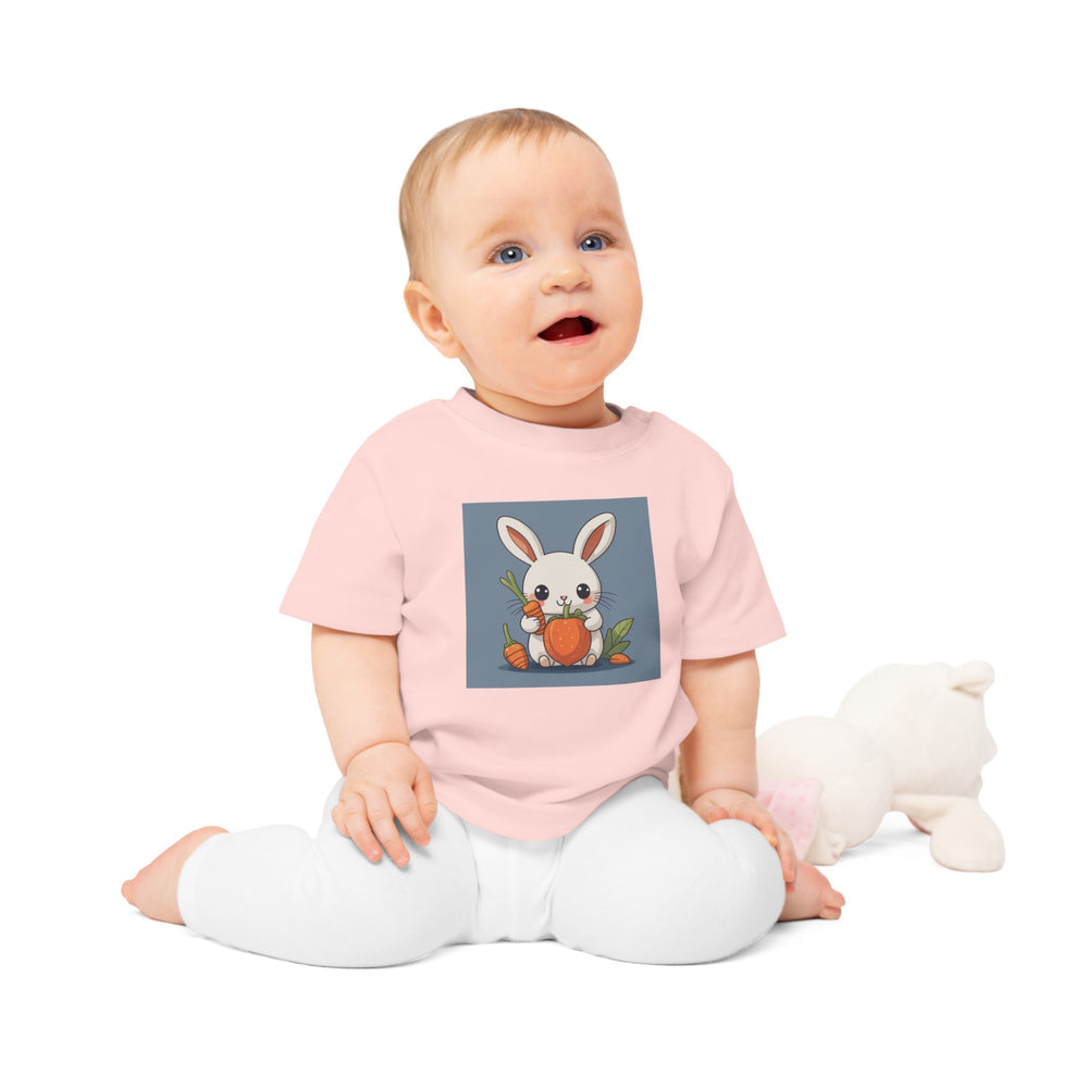 "Rabbit and Carrots" ORGANIC Baby T-Shirt