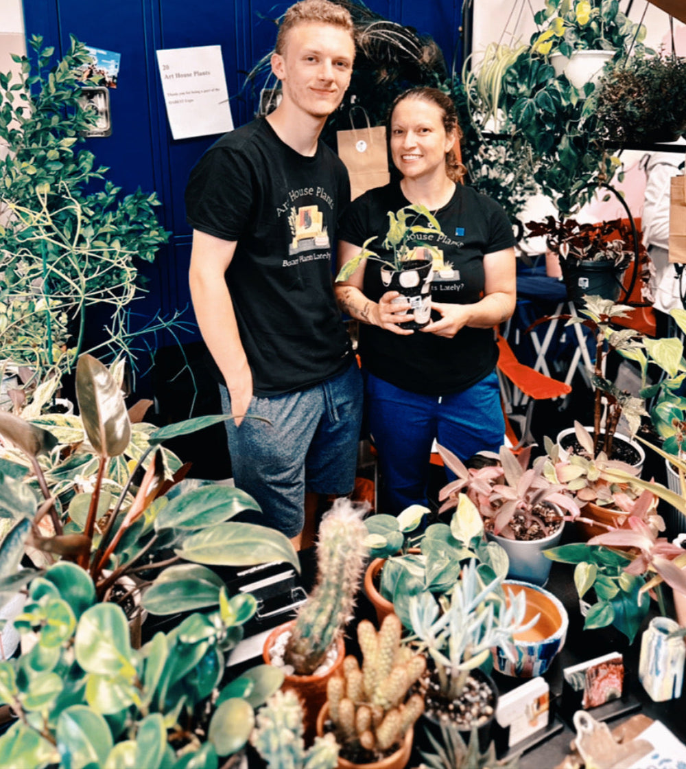 Molly and Avi at Art House Plants gift fair