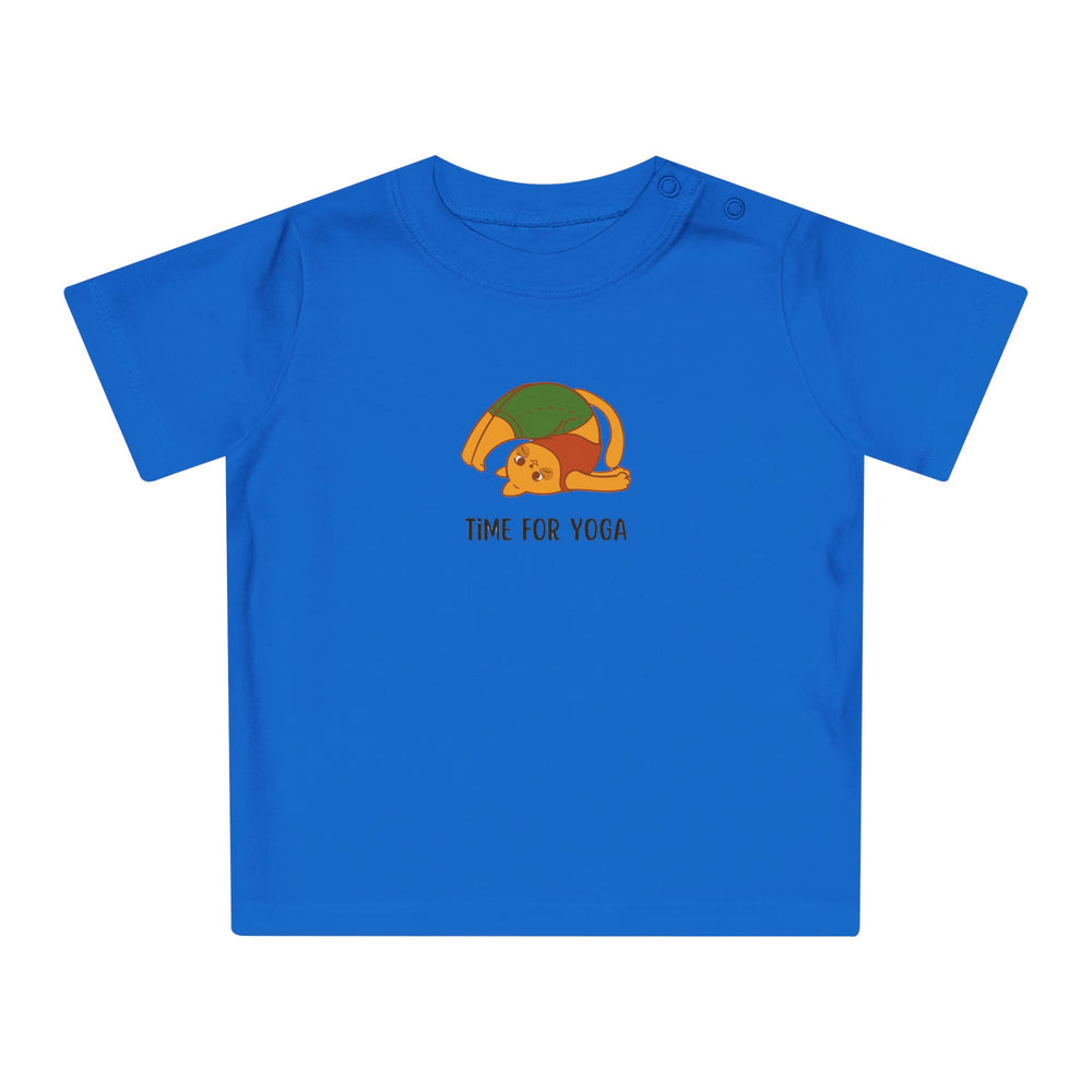 "Time for Yoga" ORGANIC Baby T-Shirt