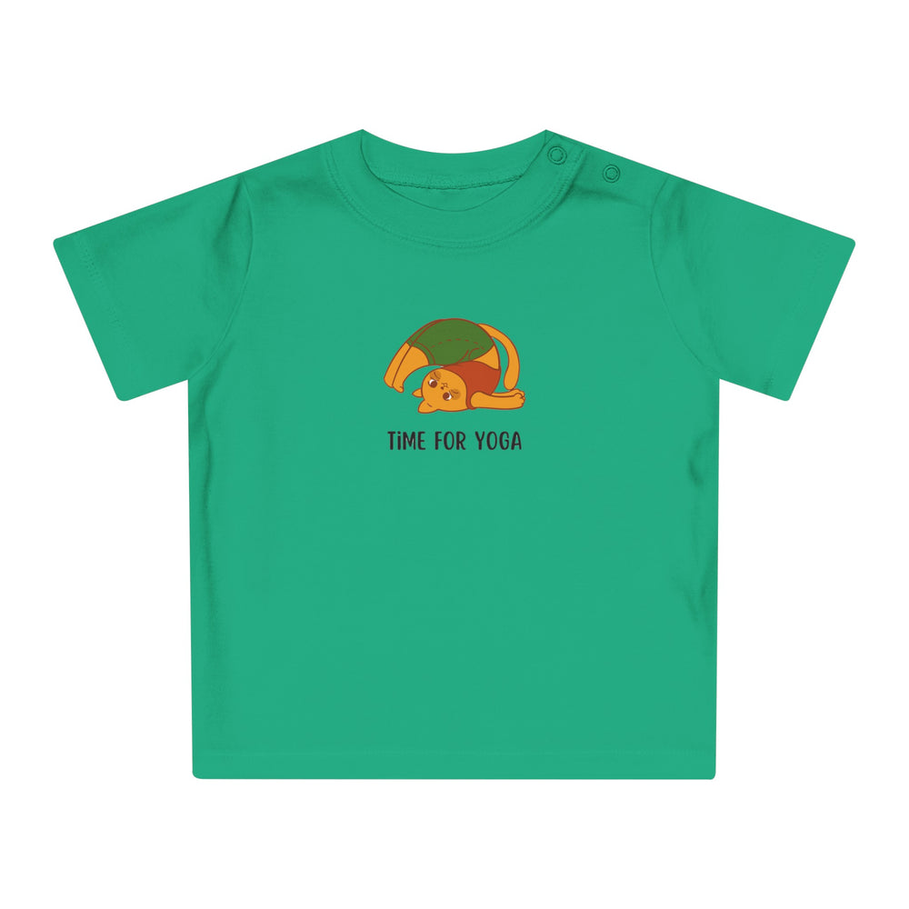 "Time for Yoga" ORGANIC Baby T-Shirt