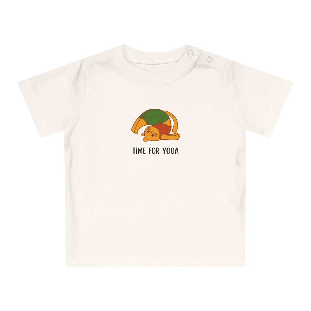 "Time for Yoga" ORGANIC Baby T-Shirt