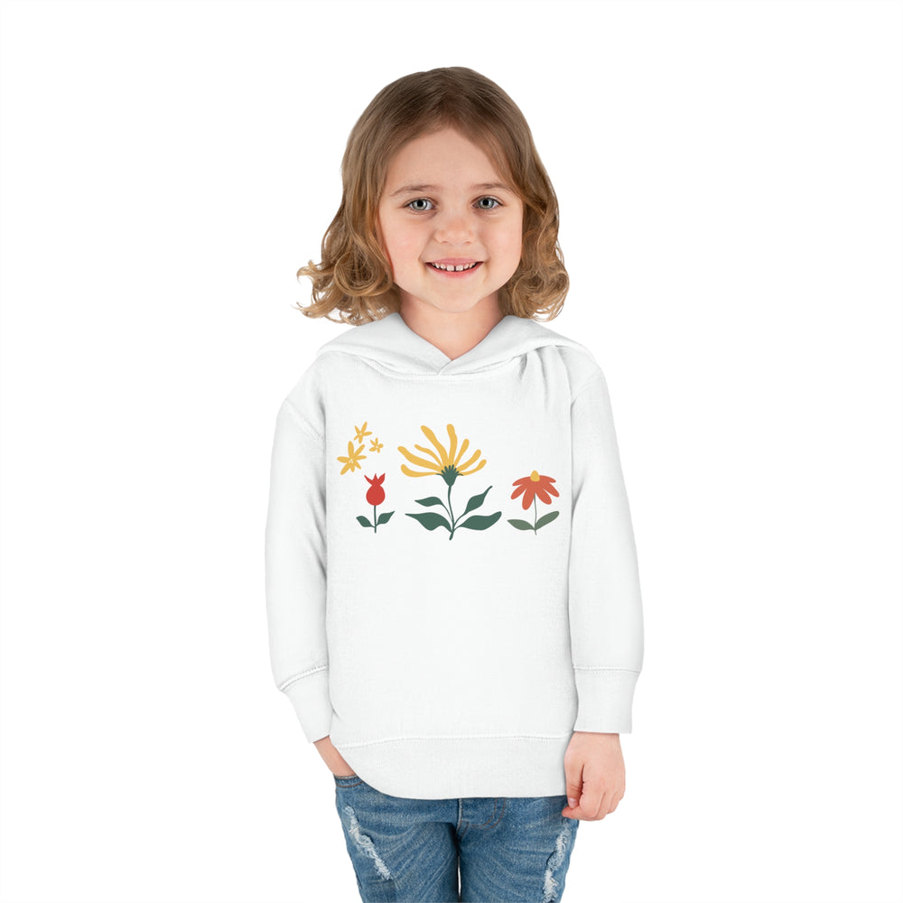 "Nature Boho" Toddler Pullover Fleece Hoodie cute kids matching warm premium soft trendy