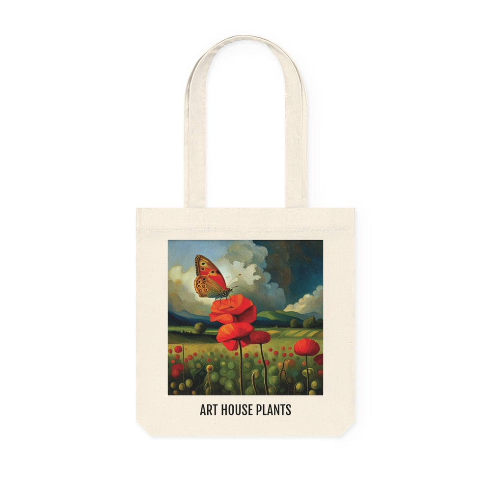 'Wildflower Field' Woven Tote Bag, Premium, Custom Design