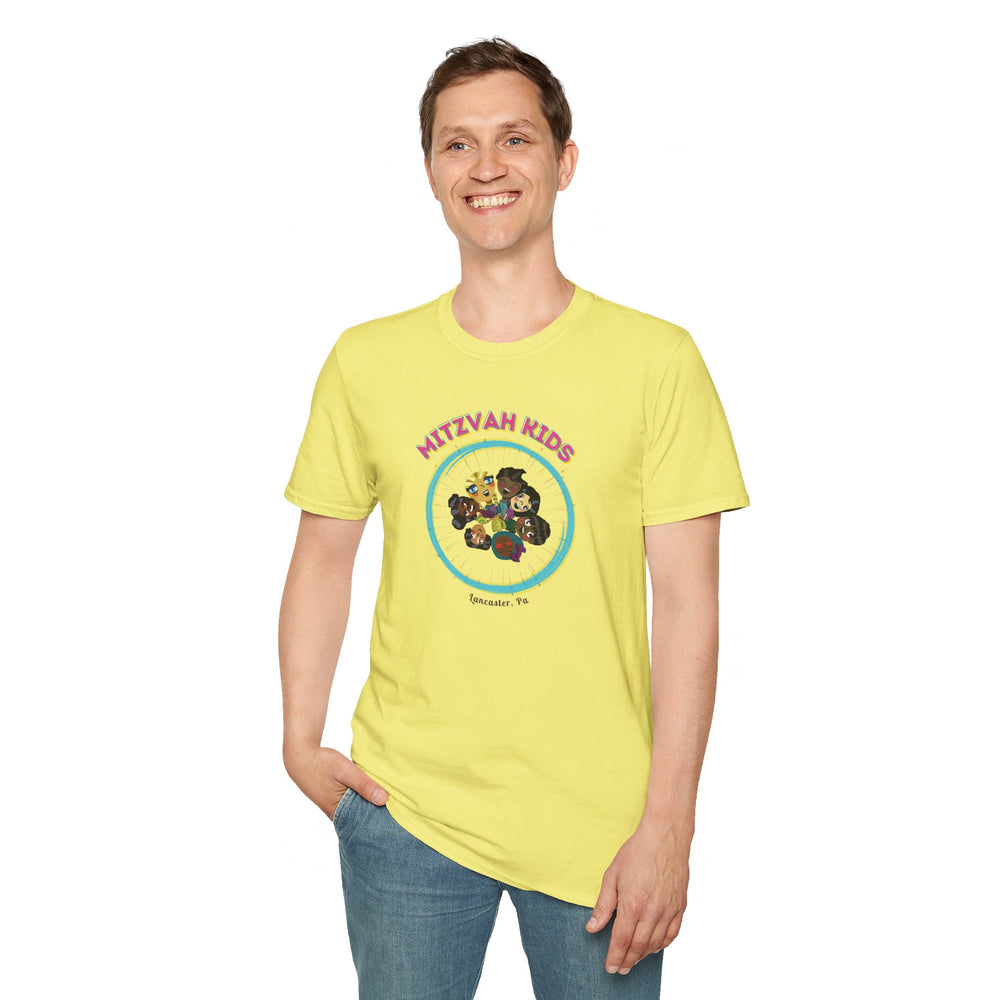 Mitzvah Kids Adult Unisex Softstyle T-Shirt (Friends)
